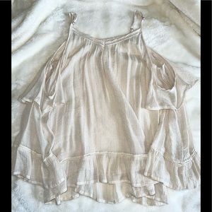 Long Sleeve (Open Shoulder) Dressy Top
